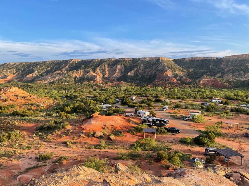 Palo Duro State Park v Texasu.