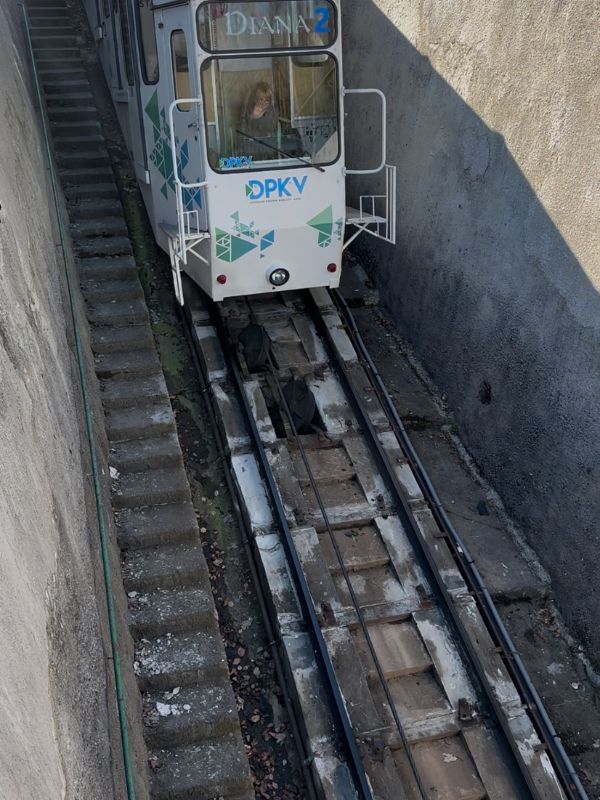 Lanovka na Dianu v Karlových Varech.