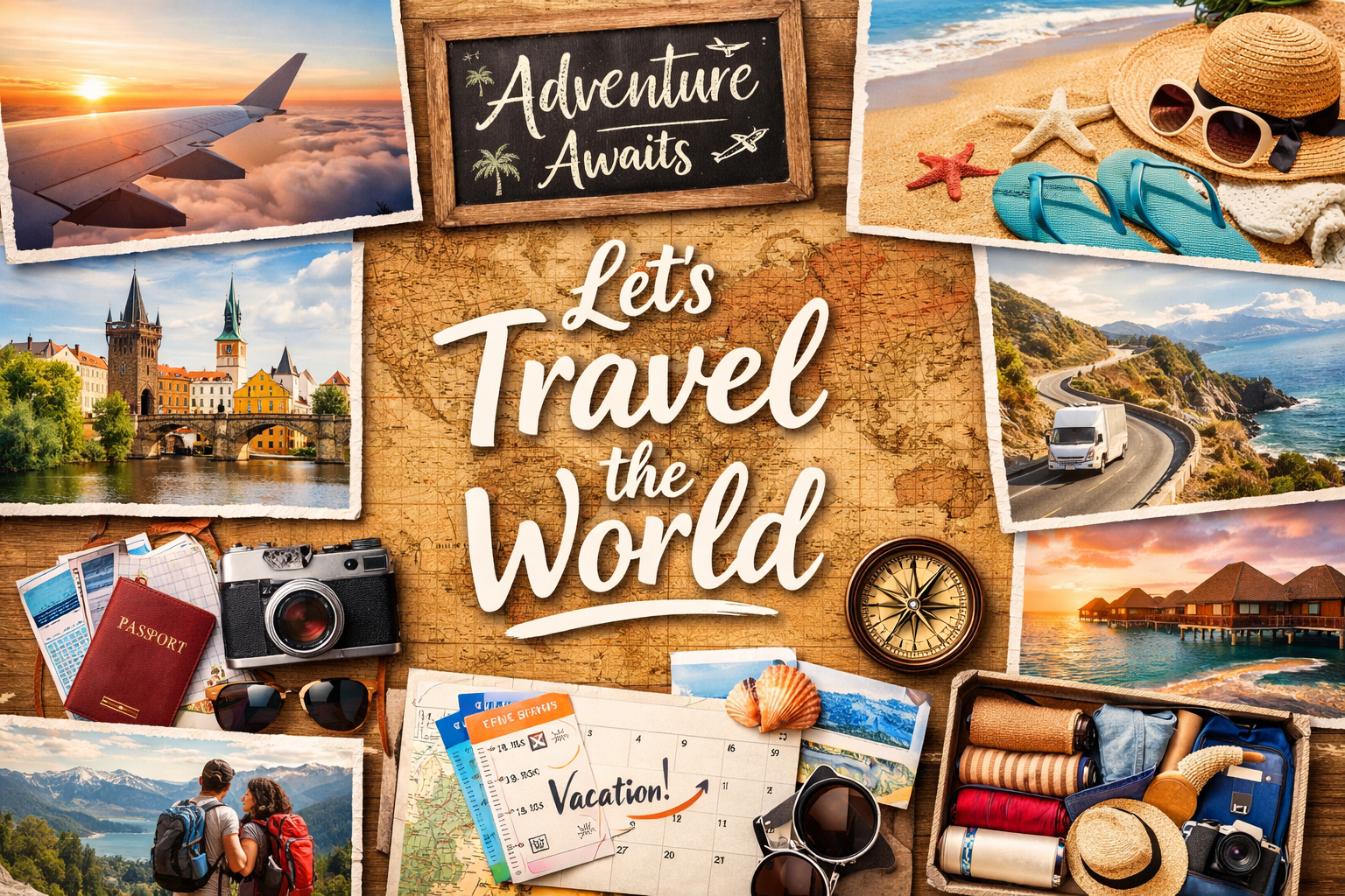 Jak přežít leden vision board